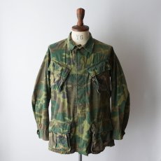 画像13: 69's US ARMY RIP-STOP COTTON POPLIN ERDL LEAF CAMOUFLAGE JUNGLE FATIGUE JACKET "5th MODEL" (13)