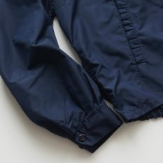 画像7: 〜60's UNKNOWN BRAND NYLON BACK FLOCK PRINT ZIP HARRINGTON JACKET "Blue Water Boats" (7)