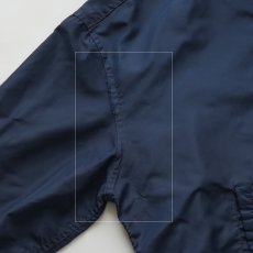 画像11: 〜60's UNKNOWN BRAND NYLON BACK FLOCK PRINT ZIP HARRINGTON JACKET "Blue Water Boats" (11)