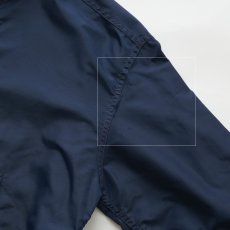 画像10: 〜60's UNKNOWN BRAND NYLON BACK FLOCK PRINT ZIP HARRINGTON JACKET "Blue Water Boats" (10)