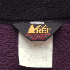 画像6: 90's REI FLEECE ZIP VEST (6)