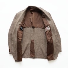 画像2: 〜80's STAFFORD "Harris Tweed" WOOL TWEED TAILORED JACKET "TAILORED IN THE USA" (2)