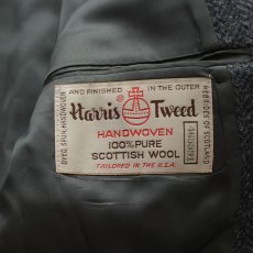 画像9: 〜80's Klopfensteins "Harris Tweed" WOOL TWEED TAILORED JACKET "TAILORED IN THE USA" (9)
