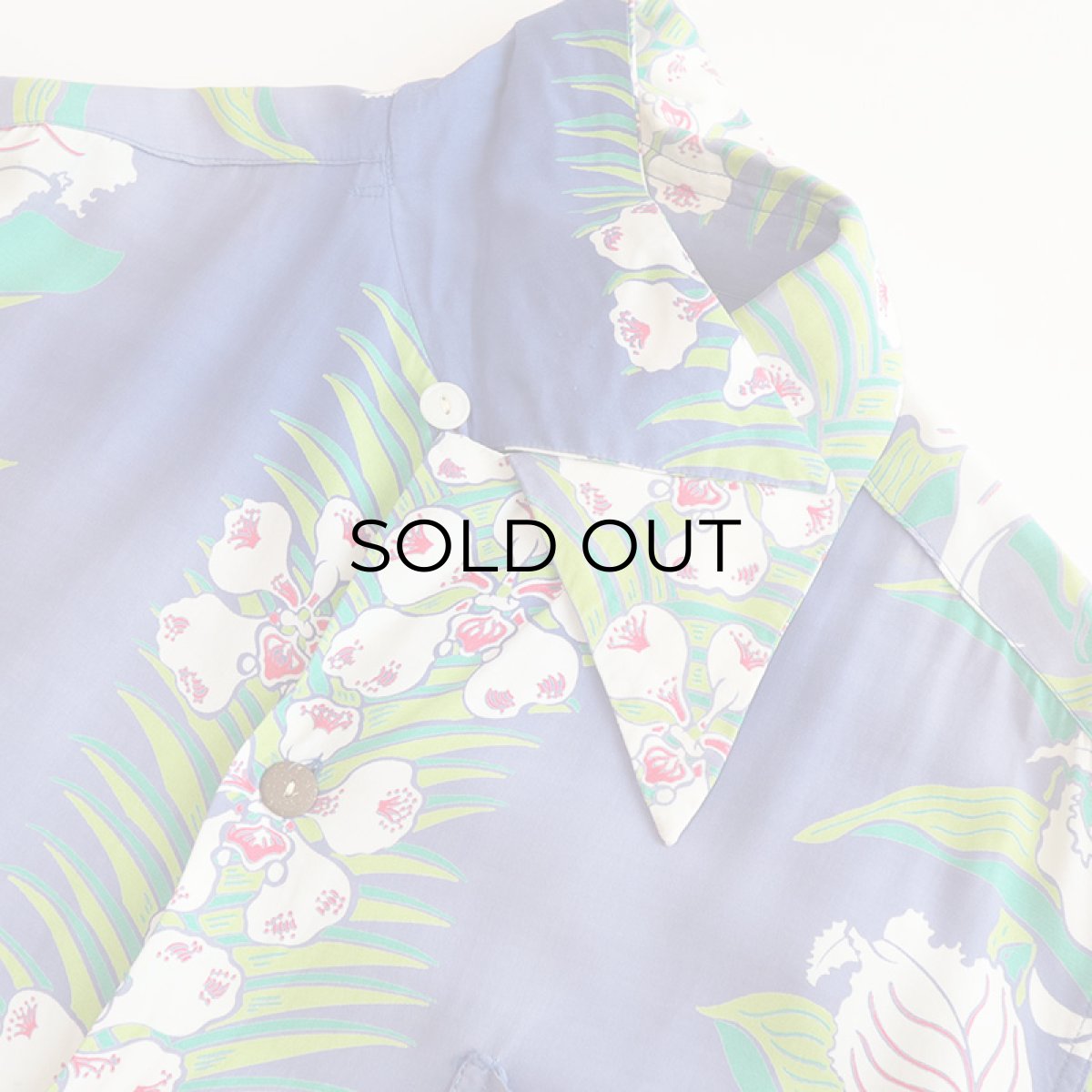 画像5: 〜50's Pacific SPORTSWEAR RAYON BORDER PATTERN S/S HAWAIIAN SHIRT (5)