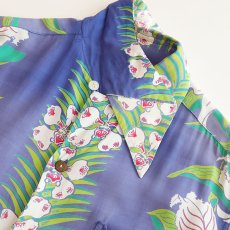 画像5: 〜50's Pacific SPORTSWEAR RAYON BORDER PATTERN S/S HAWAIIAN SHIRT (5)