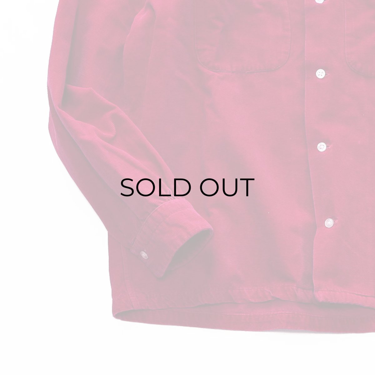 画像4: 60's SPIEGEL BORDER CORDUROY BOX SHIRT (4)