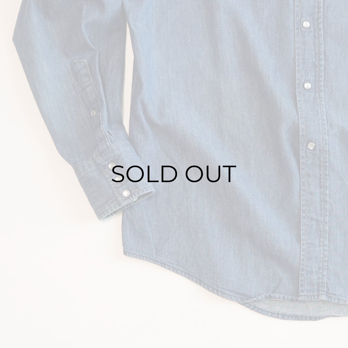 画像4: 〜80's ROEBUCKS DENIM WESTERN SHIRT (4)