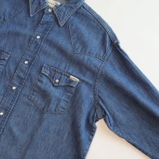 画像3: 〜80's ROEBUCKS DENIM WESTERN SHIRT (3)