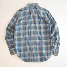 画像2: 60's Lazy-H COTTON CHECK WESTERN SHIRT (2)