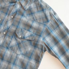 画像3: 60's Lazy-H COTTON CHECK WESTERN SHIRT (3)