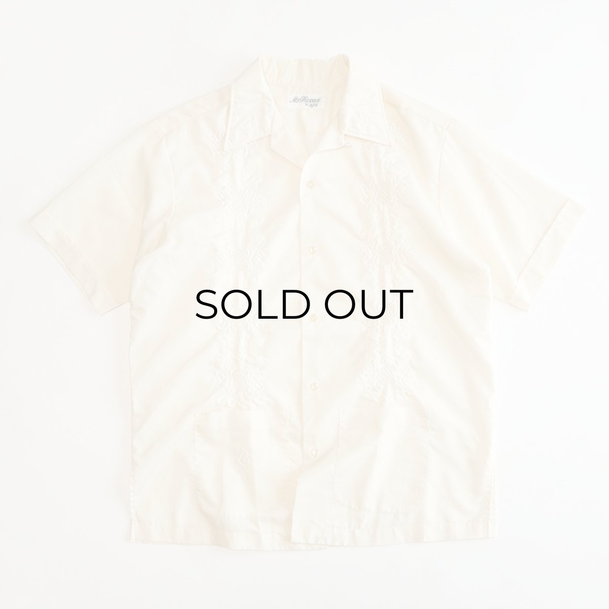 画像1: 〜70's Mr. Hawaii COTTON POLYESTER S/S CUBA SHIRT (1)