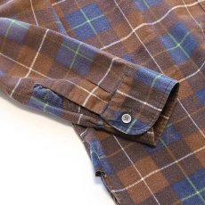 画像6: 〜70's Sears PRINT CHECK FLANNEL SHIRT (6)