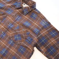 画像3: 〜70's Sears PRINT CHECK FLANNEL SHIRT (3)