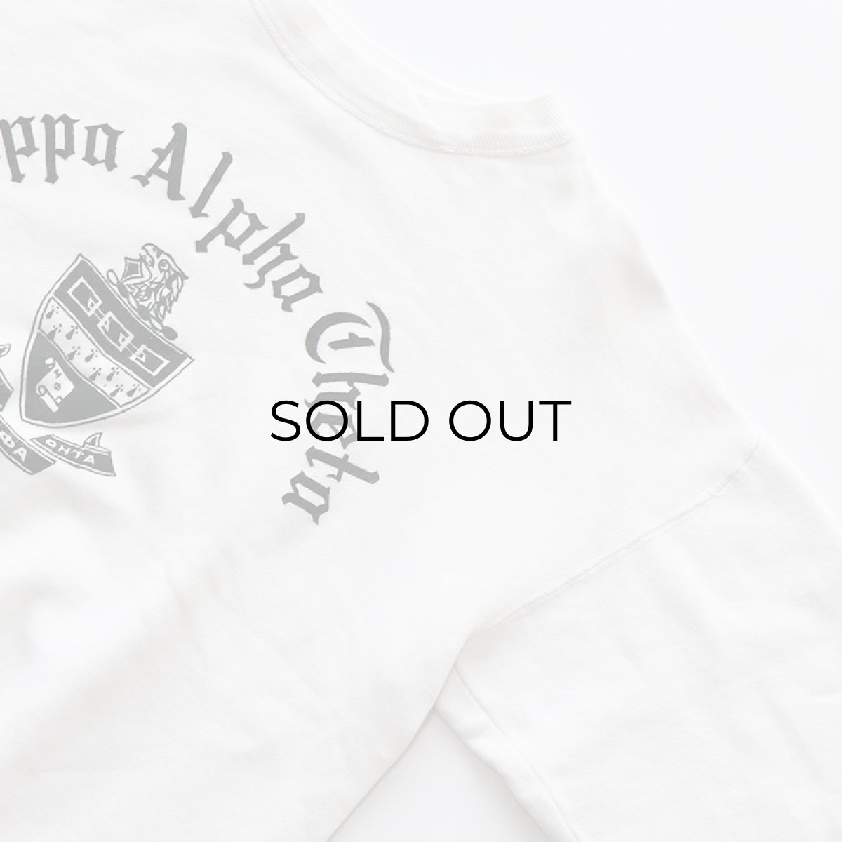 画像3: 50's Champion COTTON PRINT CREW NECK SWEAT "Kappa Alpha Theta" (3)