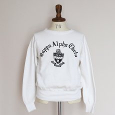 画像12: 50's Champion COTTON PRINT CREW NECK SWEAT "Kappa Alpha Theta" (12)