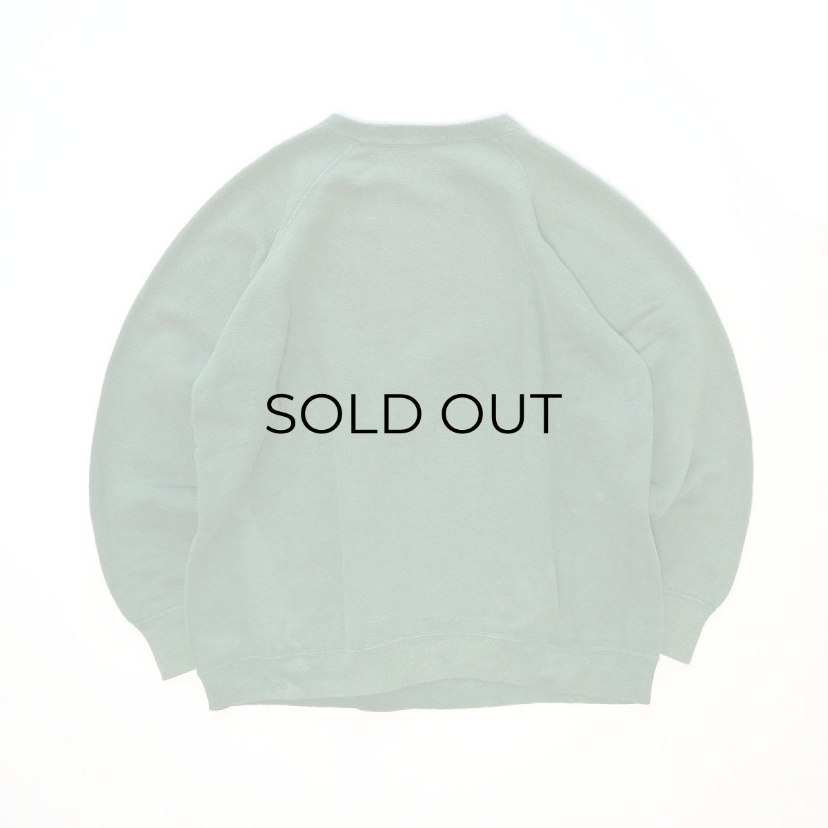 画像2: 60's UNKNOWN BRAND COTTON CREW NECK SWEAT (2)