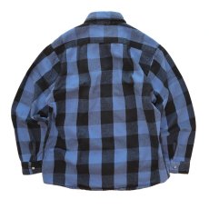 画像2: 80's McGREGOR COTTON BLOCK CHECK HEAVY FLANNEL SHIRT (2)