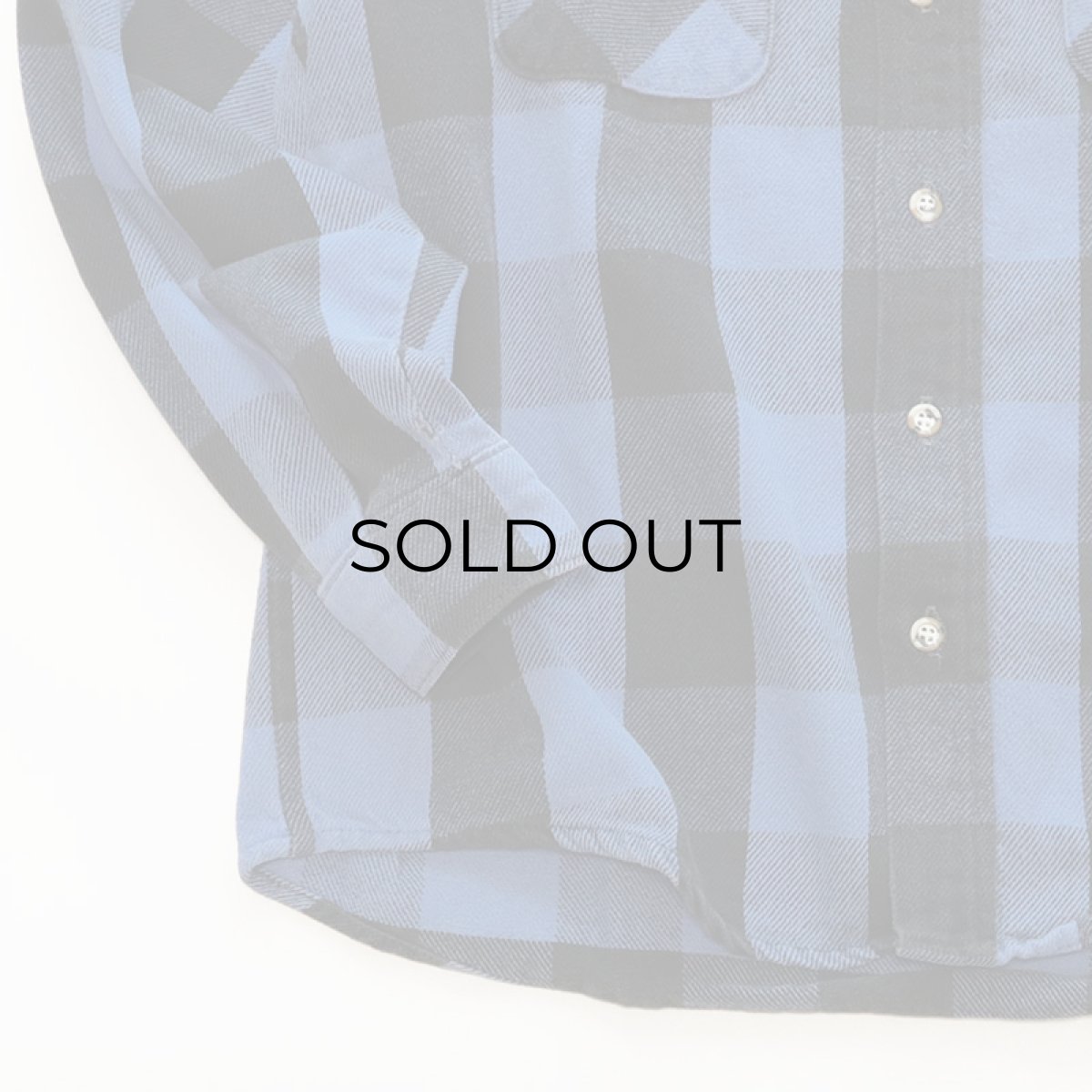 画像4: 80's McGREGOR COTTON BLOCK CHECK HEAVY FLANNEL SHIRT (4)