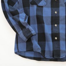 画像4: 80's McGREGOR COTTON BLOCK CHECK HEAVY FLANNEL SHIRT (4)