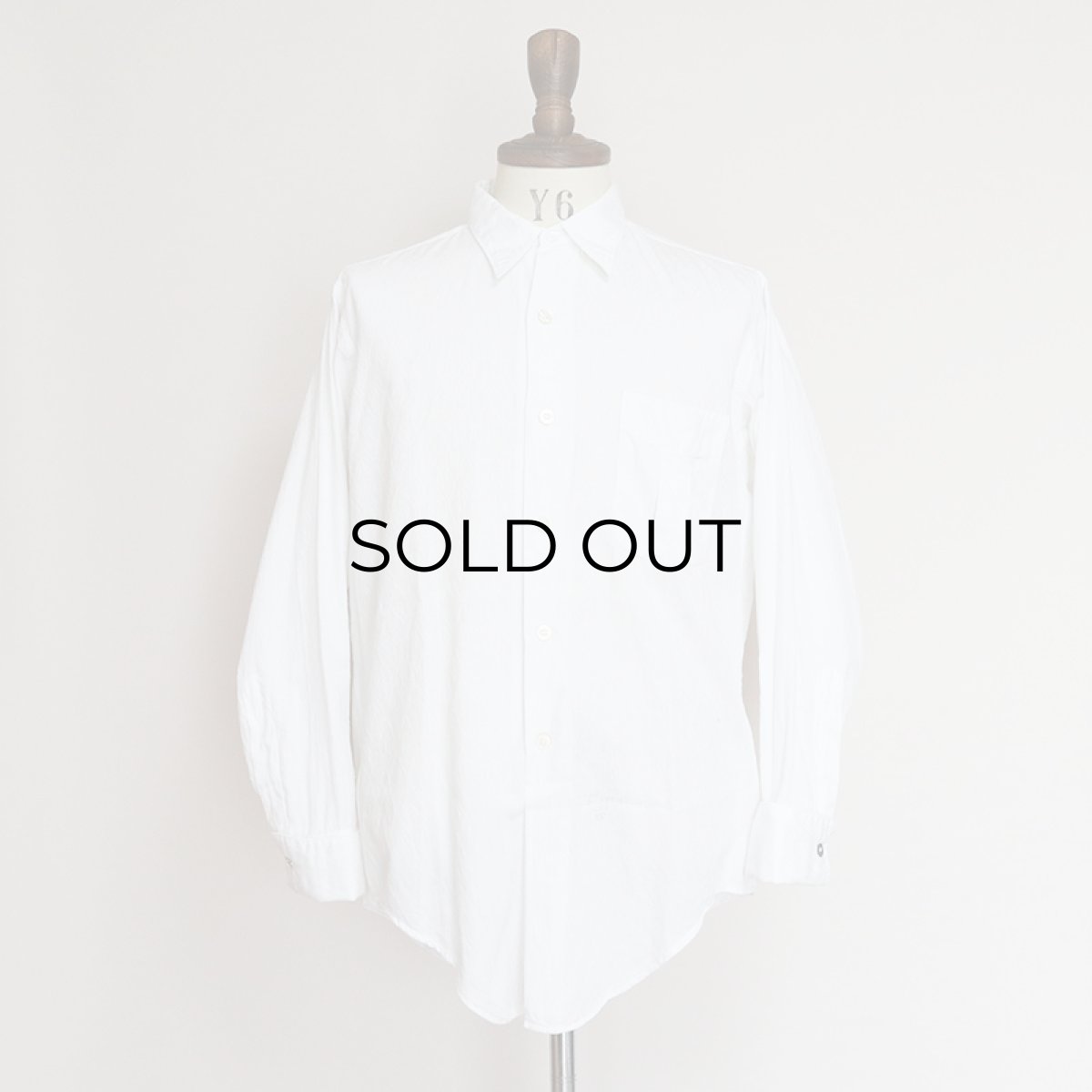 画像10: 60's Brewster COTTON ALL OVER PATTERN DRESS SHIRT (10)