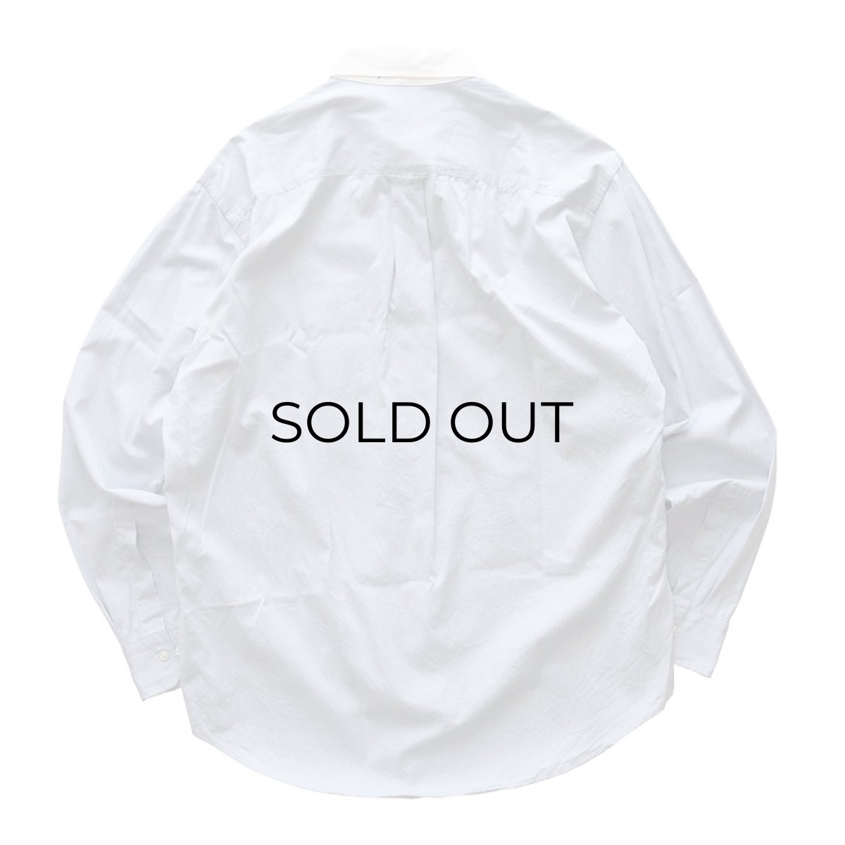 画像2: OLD CHAPS RALPH LAUREN COTTON PINPOINT OXFORD CLERIC SHIRT (2)