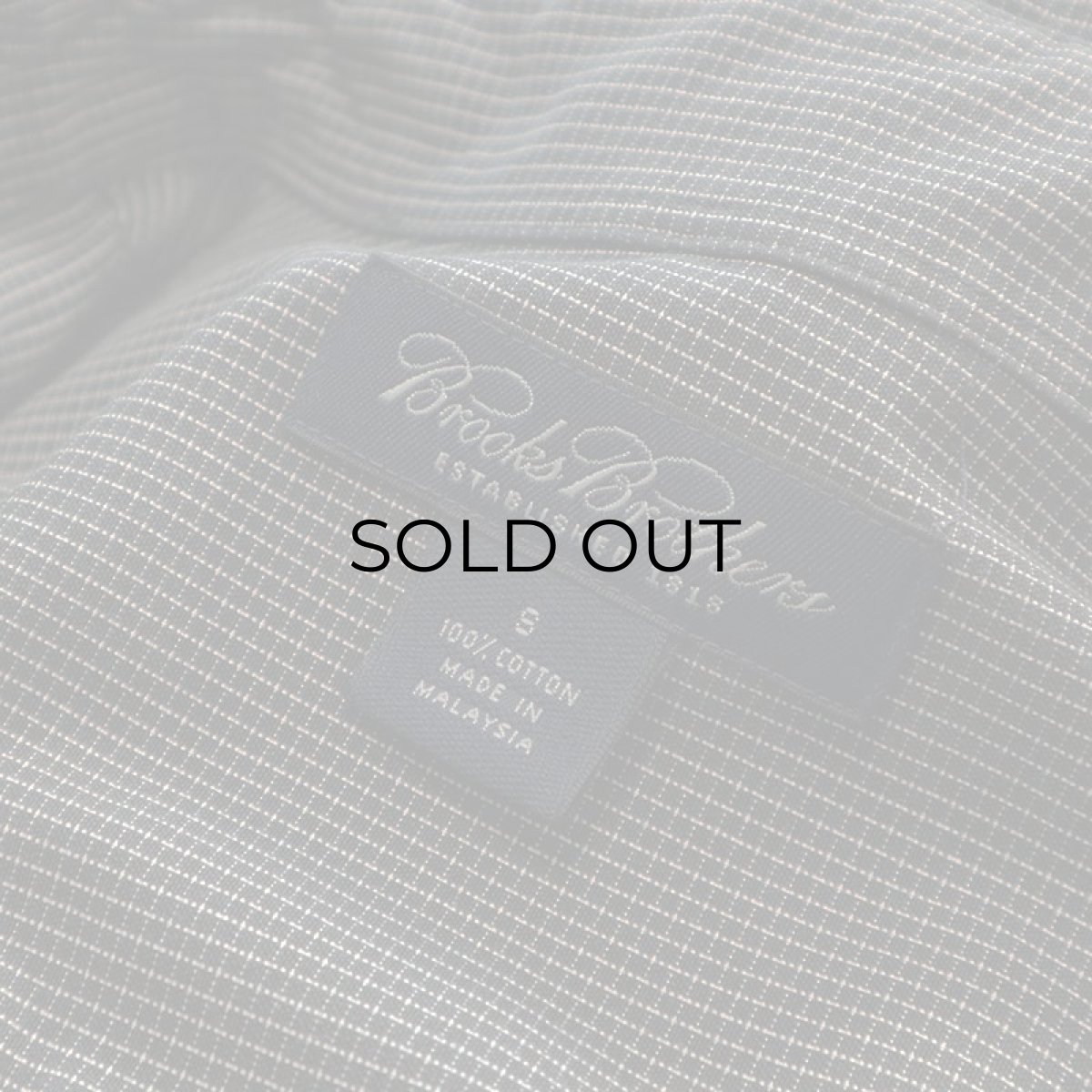 画像5: Brooks Brothers COTTON PIN CHECK B/D SHIRT (5)