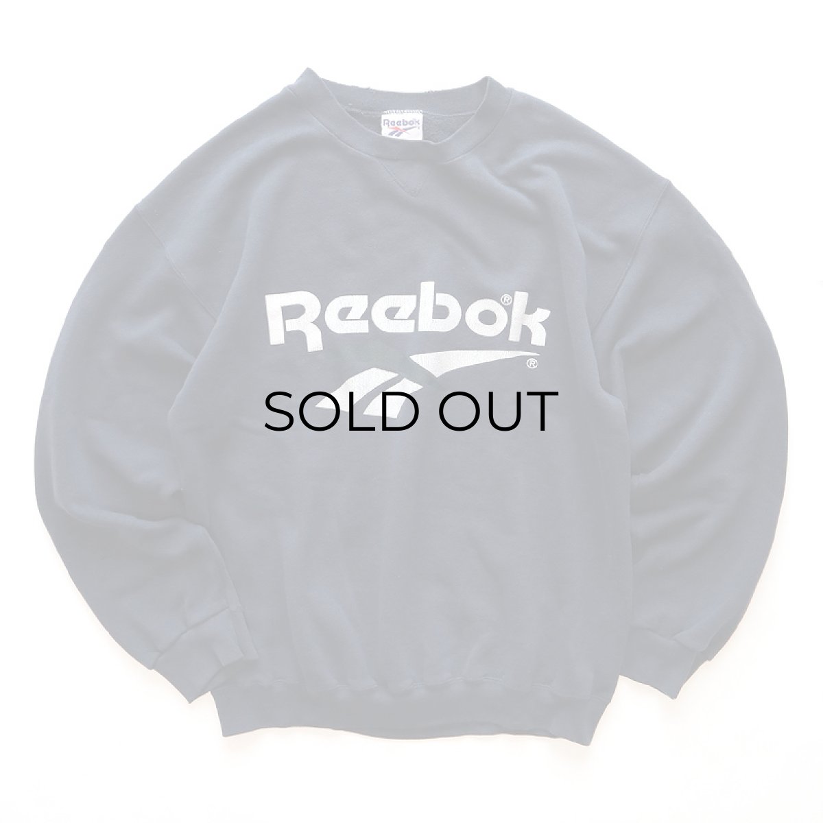 画像1: 〜90's Reebok LOGO PRINT CREW NECK SWEAT (1)