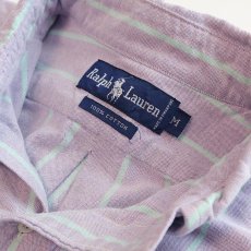 画像6: Ralph Lauren COTTON OXFORD STRIPE B/D SHIRT (6)