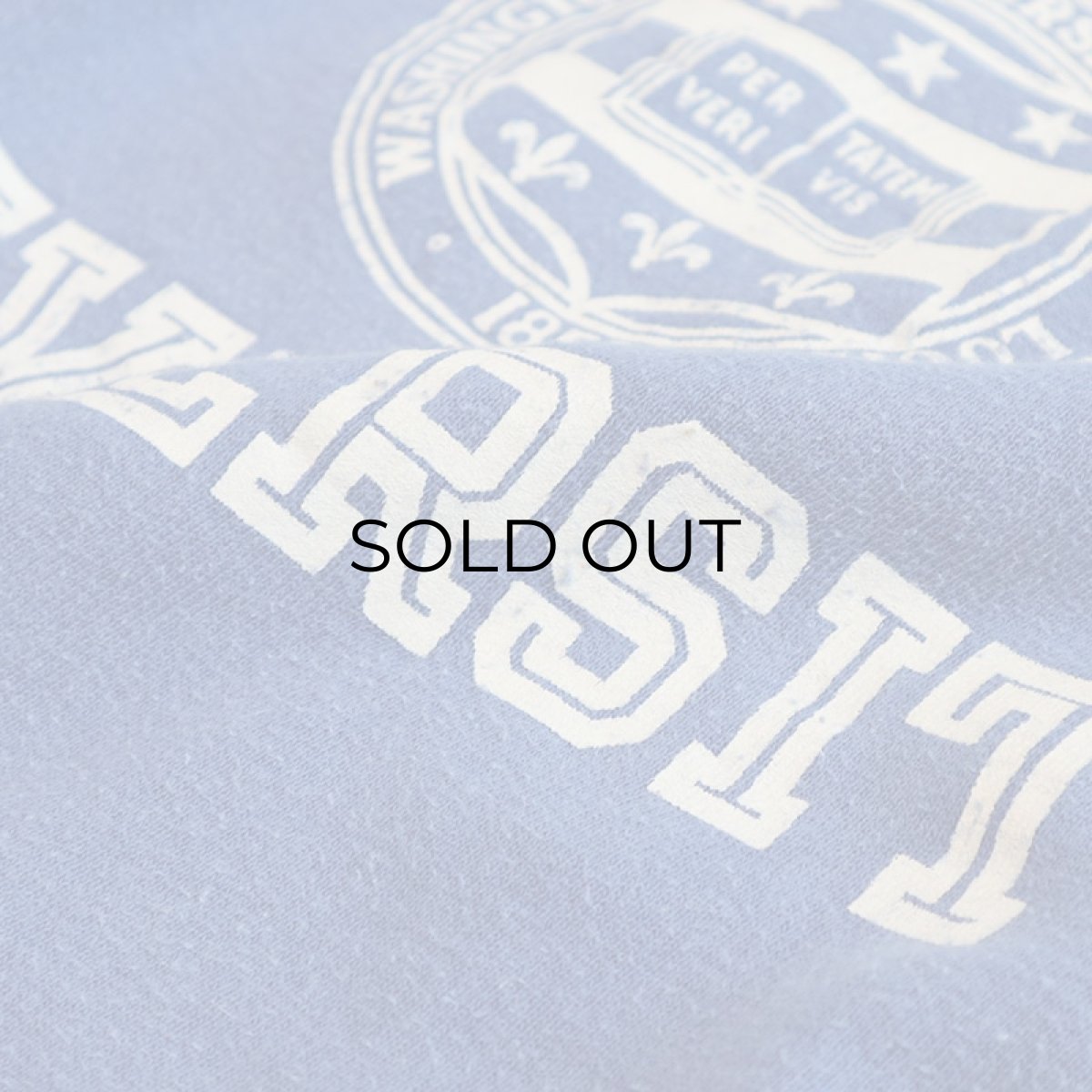 画像4: 50'S Champion COTTON FLOCK PRINT CREW NECK SWEAT "WASHINGTON UNIVERSITY" (4)