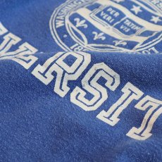 画像4: 50'S Champion COTTON FLOCK PRINT CREW NECK SWEAT "WASHINGTON UNIVERSITY" (4)