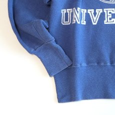 画像5: 50'S Champion COTTON FLOCK PRINT CREW NECK SWEAT "WASHINGTON UNIVERSITY" (5)