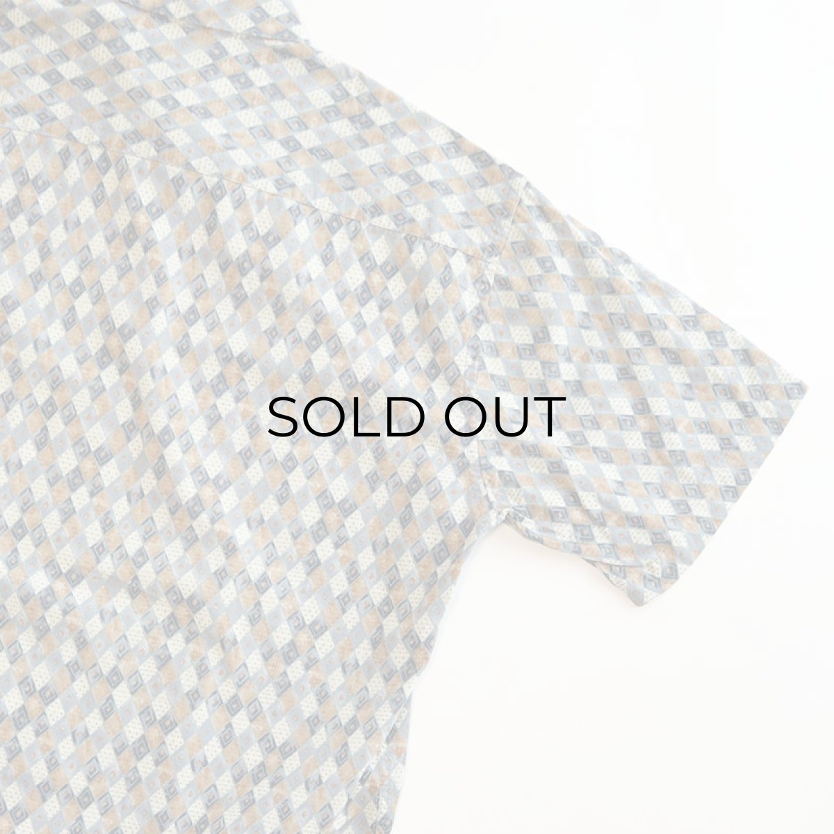 画像7: 〜90's pierre cardin COTTON ALL OVER PATTERN S/S SHIRT (7)