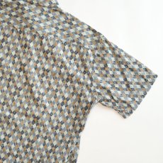 画像7: 〜90's pierre cardin COTTON ALL OVER PATTERN S/S SHIRT (7)