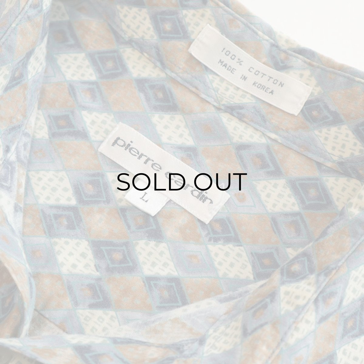 画像6: 〜90's pierre cardin COTTON ALL OVER PATTERN S/S SHIRT (6)