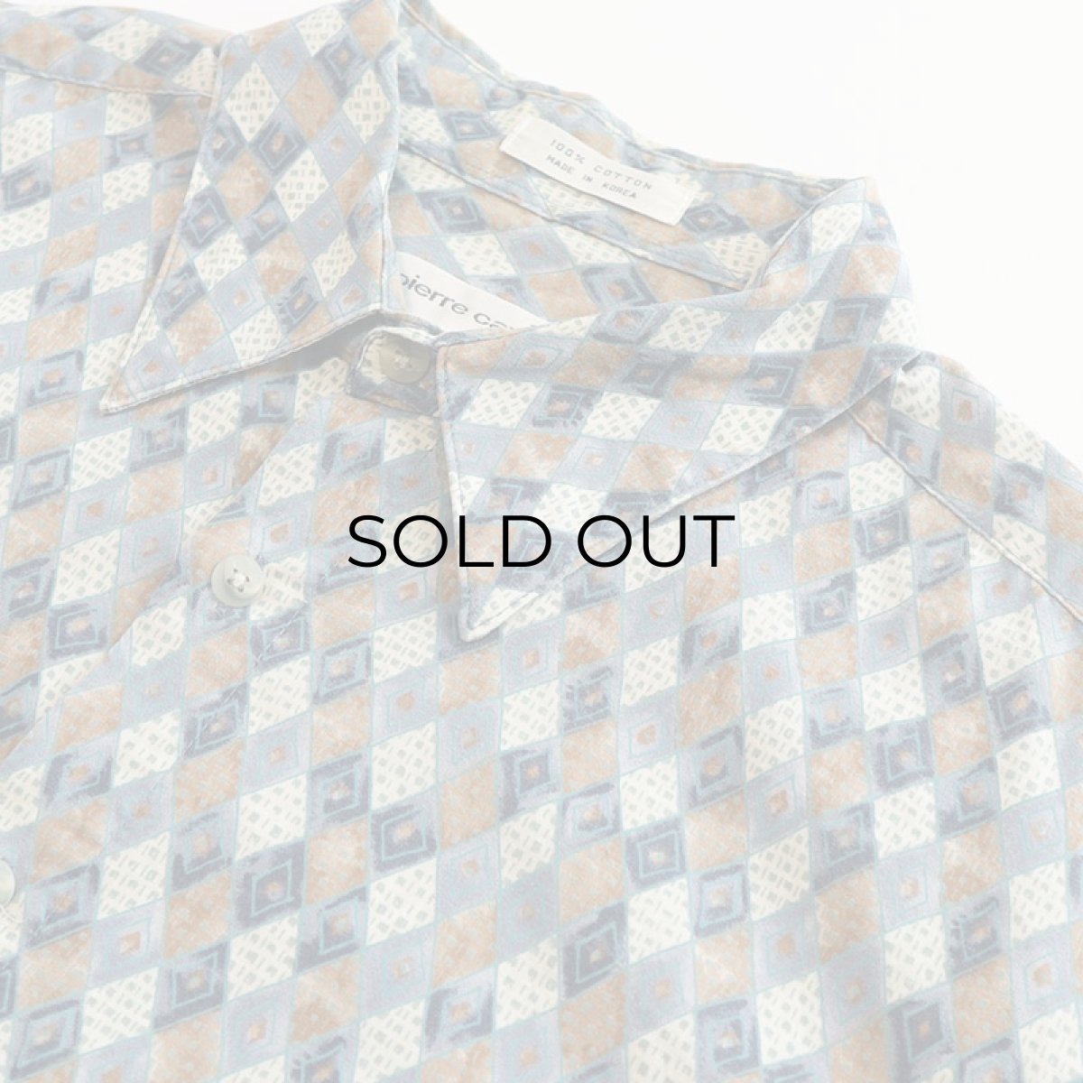 画像4: 〜90's pierre cardin COTTON ALL OVER PATTERN S/S SHIRT (4)