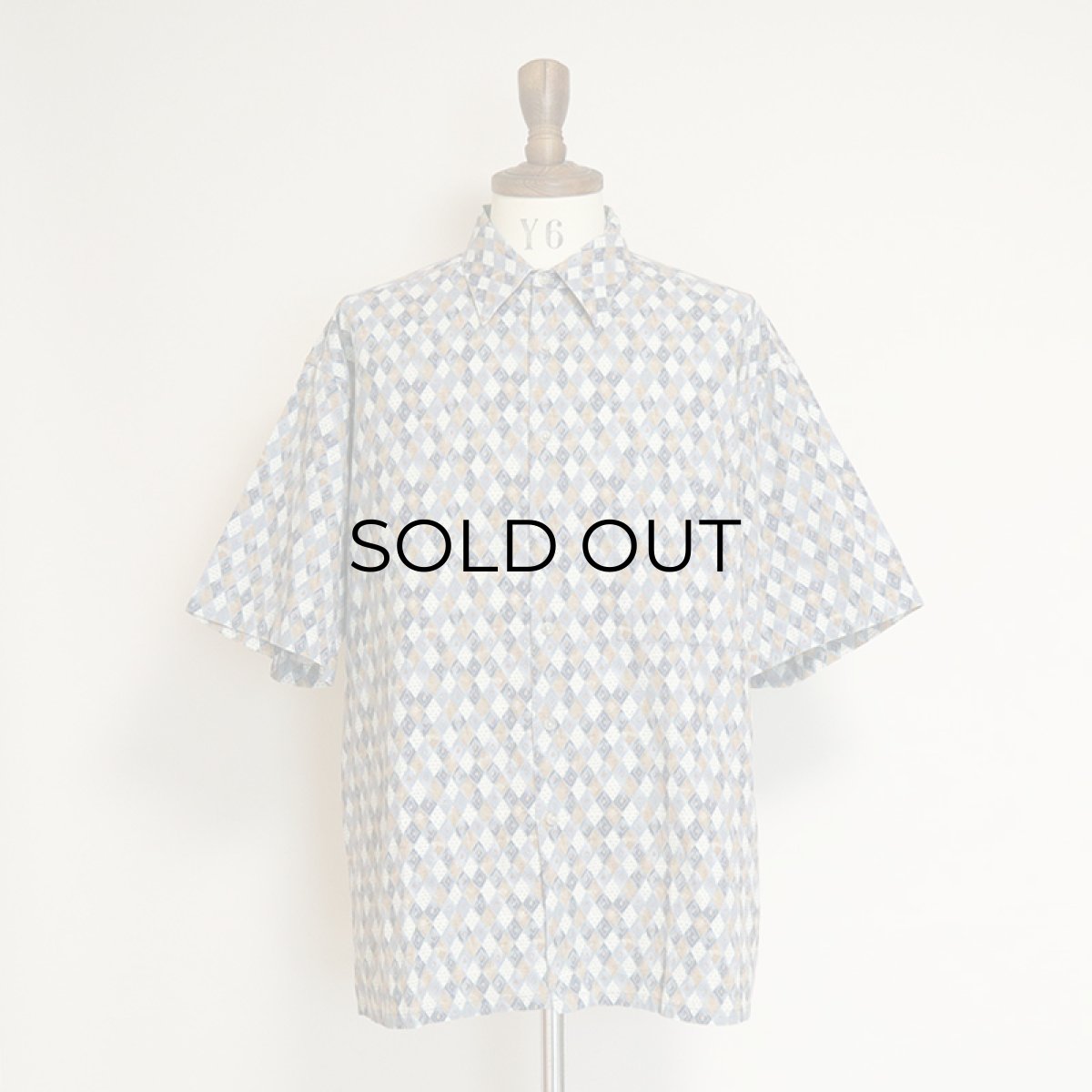 画像8: 〜90's pierre cardin COTTON ALL OVER PATTERN S/S SHIRT (8)