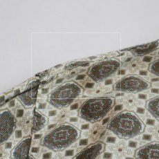 画像7: OLD UNKNOWN BRAND COTTON PRINT ALL OVER PATTERN FLANNEL PAJAMA SHIRT (7)