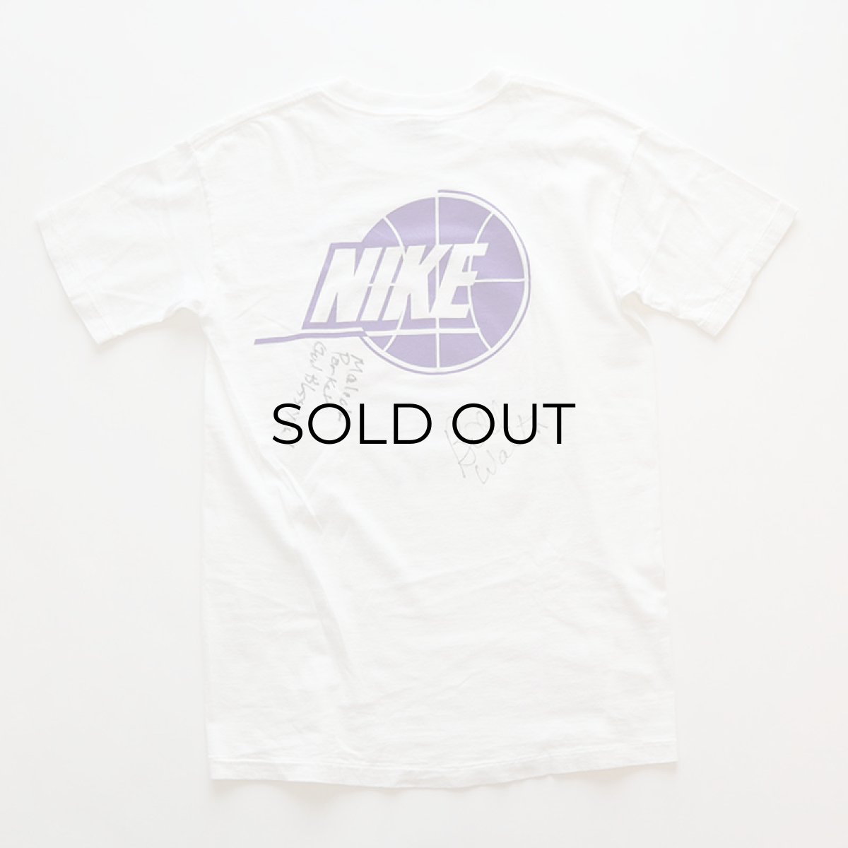 画像2: 90's NIKE COTTON W-PRINT S/S TEE "BASKETBALL CAMP 1993" (2)