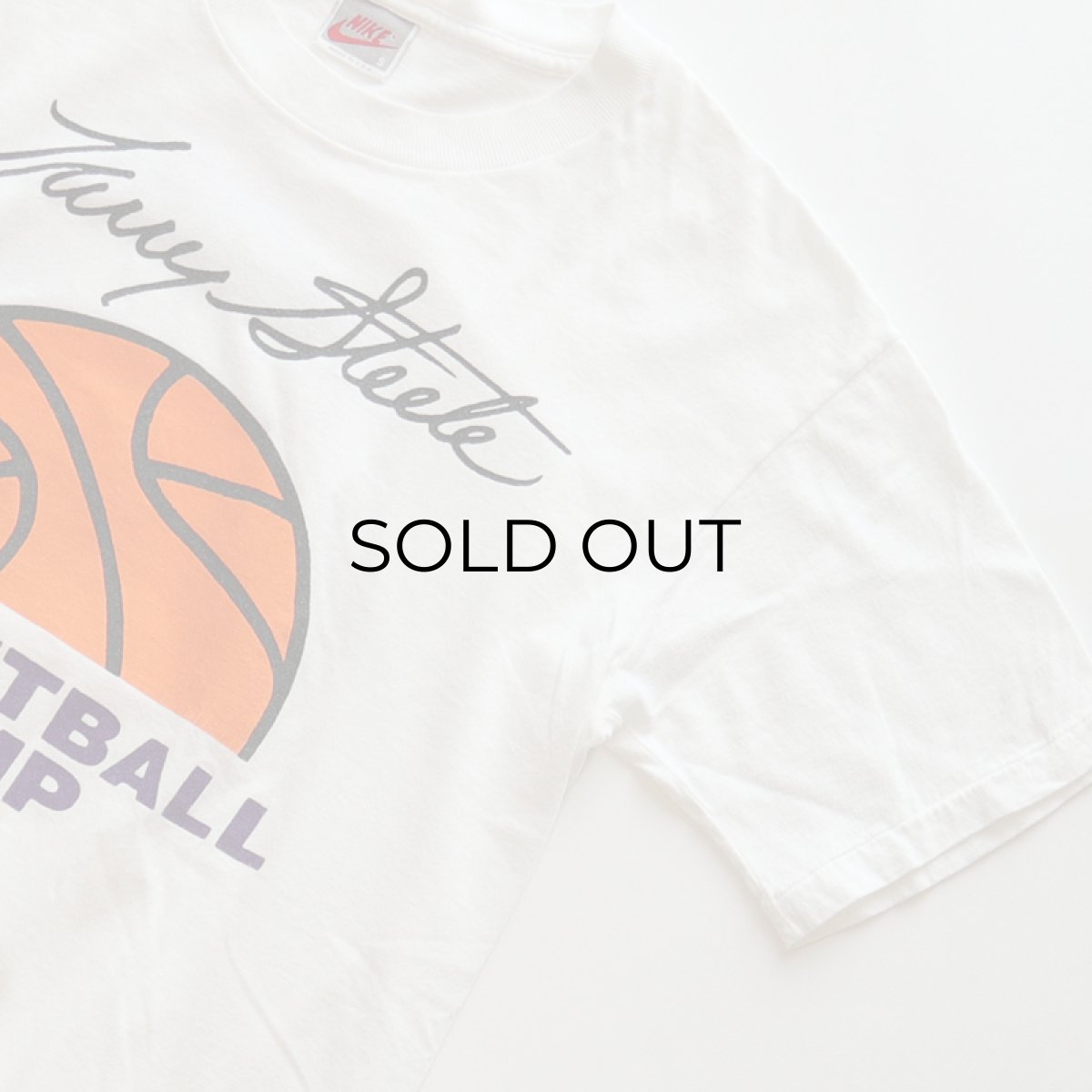 画像3: 90's NIKE COTTON W-PRINT S/S TEE "BASKETBALL CAMP 1993" (3)