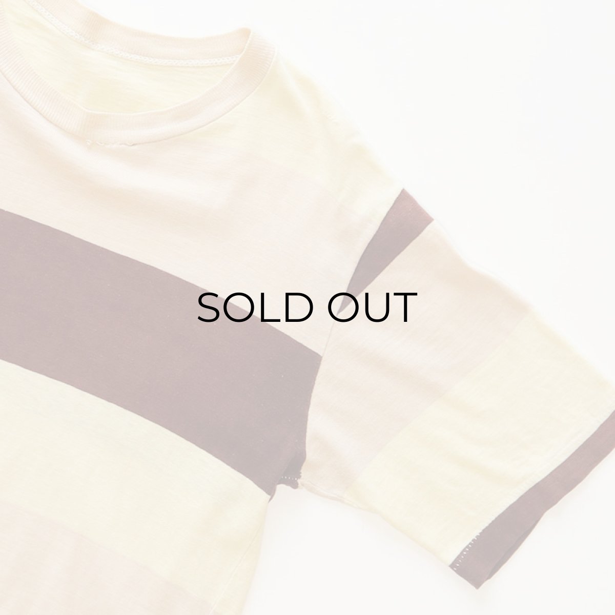 画像3: 〜70's UNKNOWN BRAND COTTON S/S BORDER TEE (3)