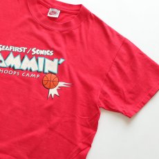 画像3: 90's NIKE COTTON W-PRINT S/S TEE "JAMMIN' HOOPS CAMP" (3)