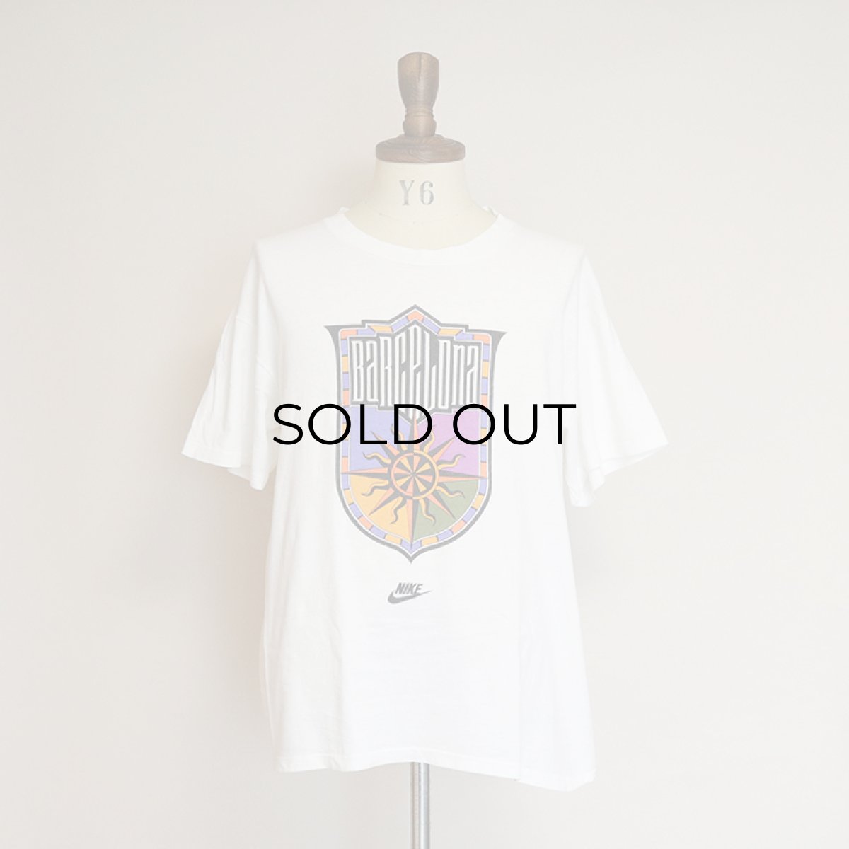 画像7: 90's NIKE COTTON PRINT S/S TEE "BARCELONA" (7)