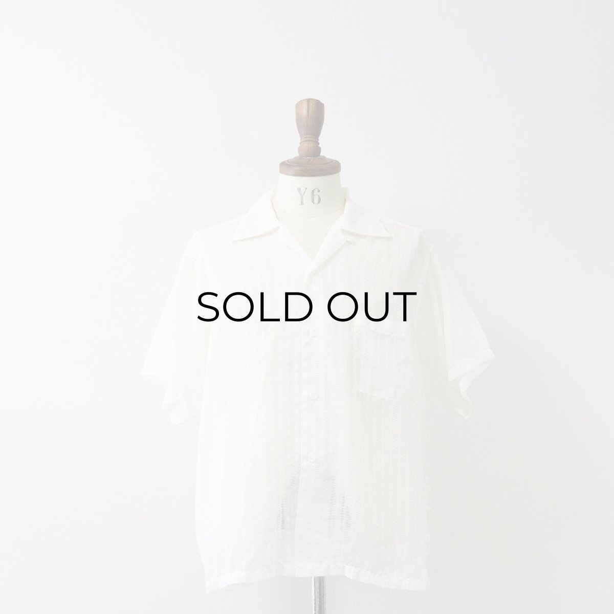 画像7: 50's OUTDOOR MAN NYLON MESH S/S BOX SUMMER SHIRT (7)