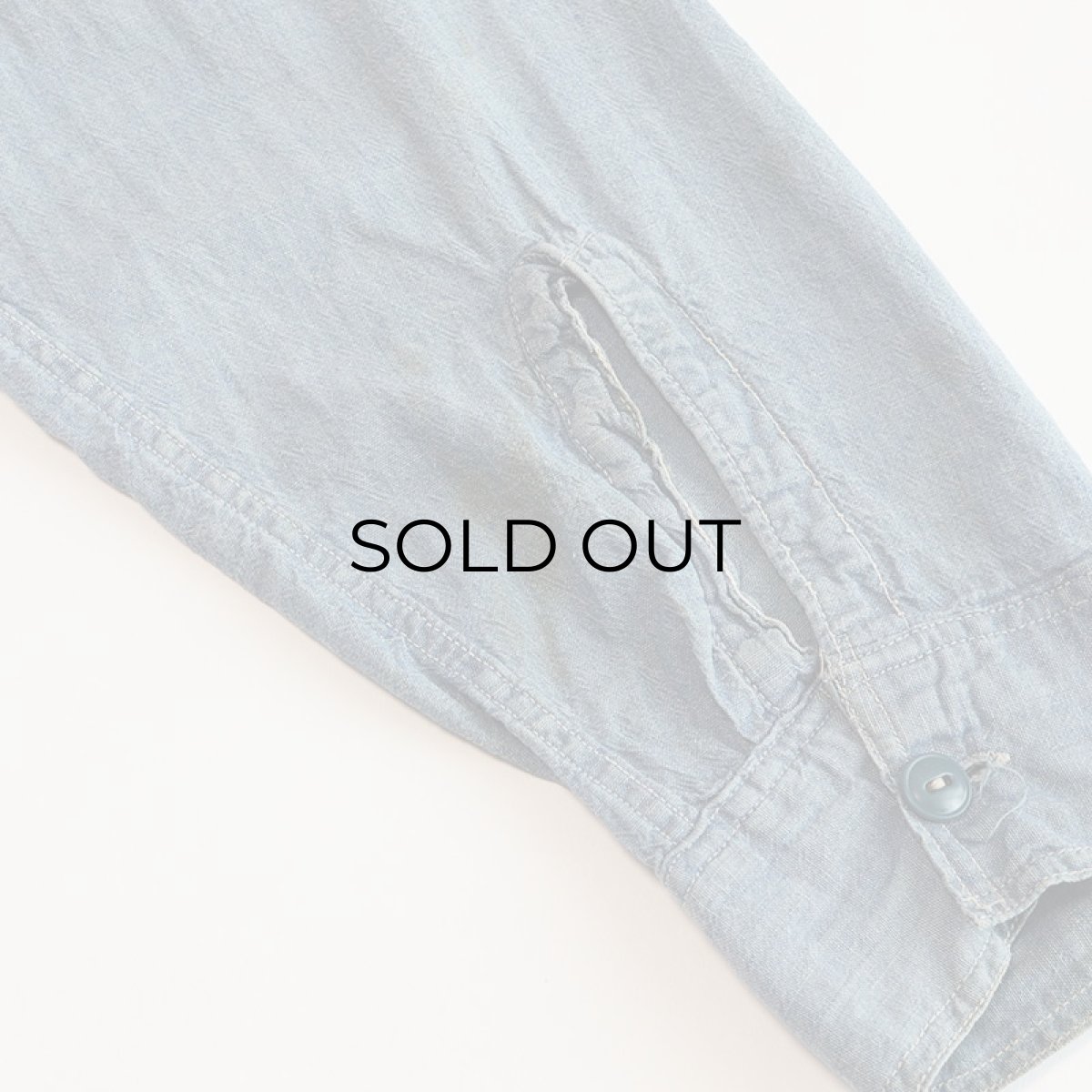 画像10: 40's-50's US NAVY COTTON CHAMBRAY WORK SHIRT (10)