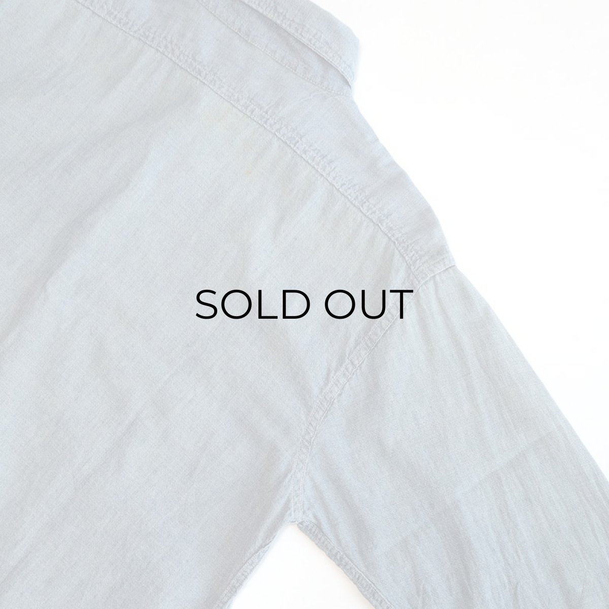 画像7: 40's-50's US NAVY COTTON CHAMBRAY WORK SHIRT (7)