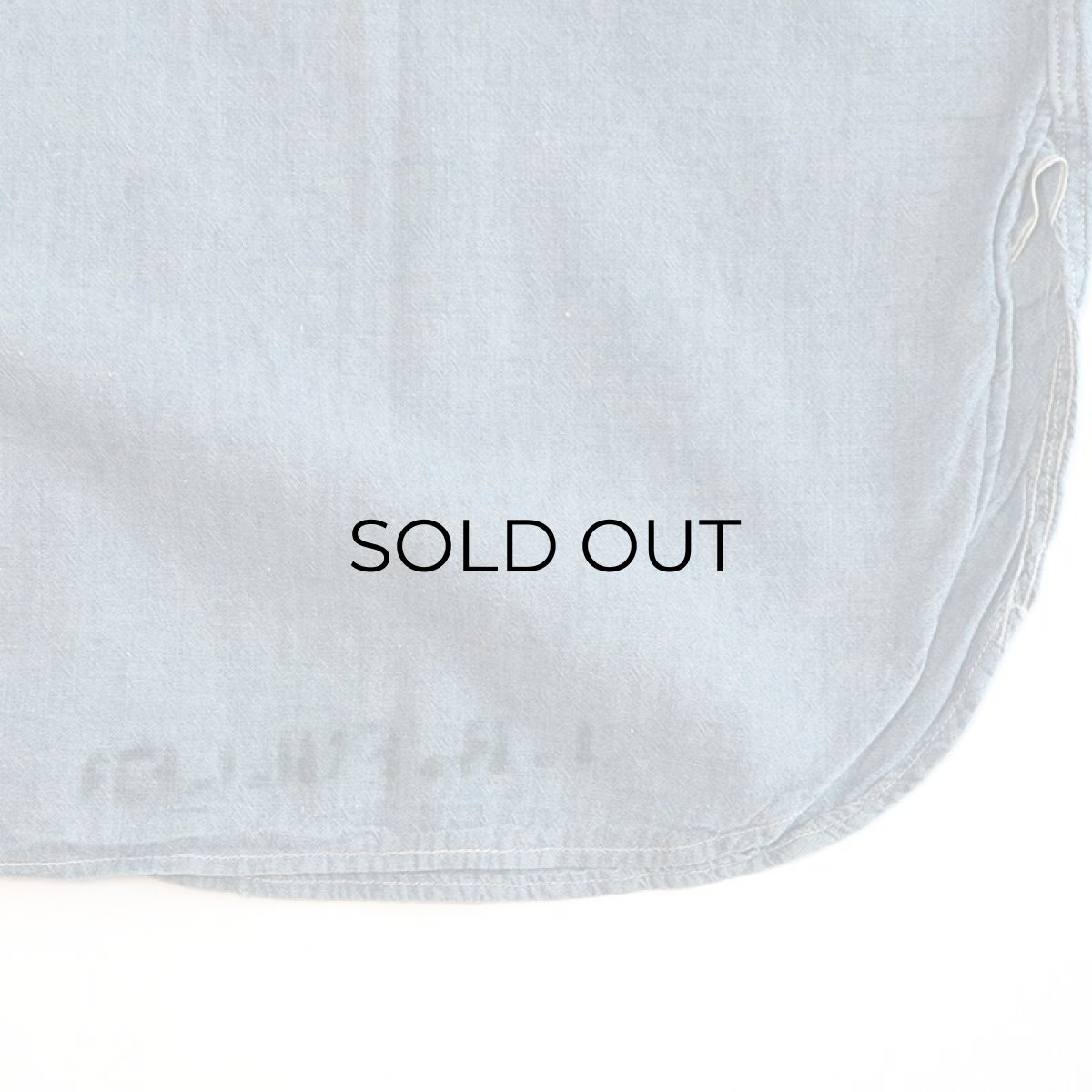 画像8: 40's-50's US NAVY COTTON CHAMBRAY WORK SHIRT (8)