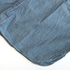 画像6: 40's-50's US NAVY COTTON CHAMBRAY WORK SHIRT (6)