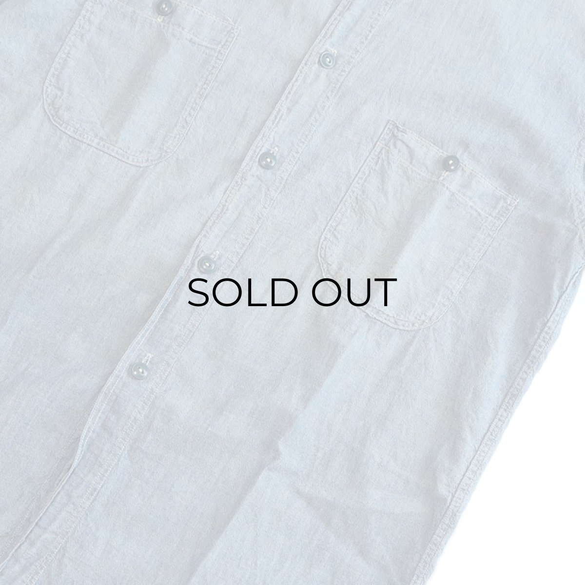 画像4: 40's-50's US NAVY COTTON CHAMBRAY WORK SHIRT (4)