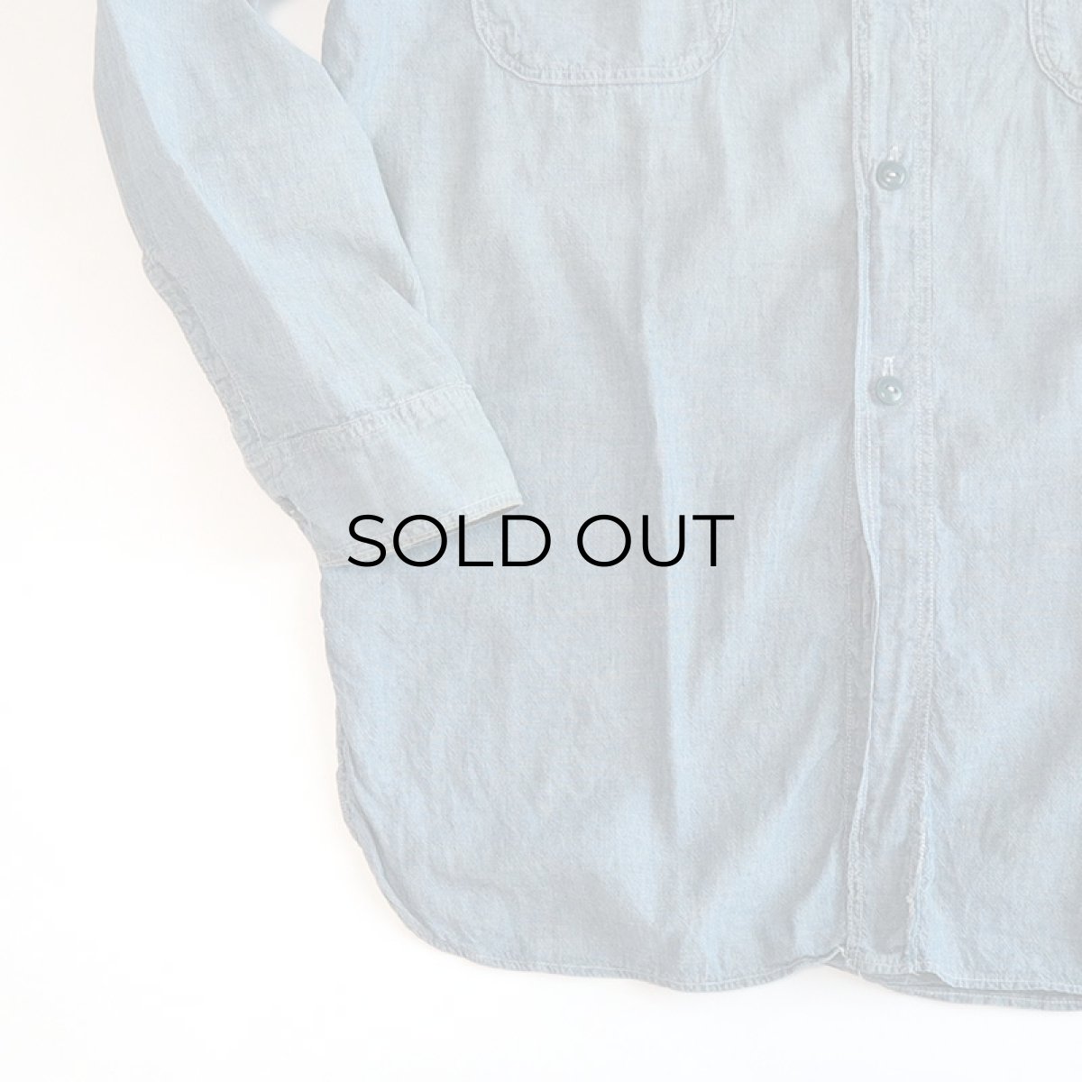 画像5: 40's-50's US NAVY COTTON CHAMBRAY WORK SHIRT (5)