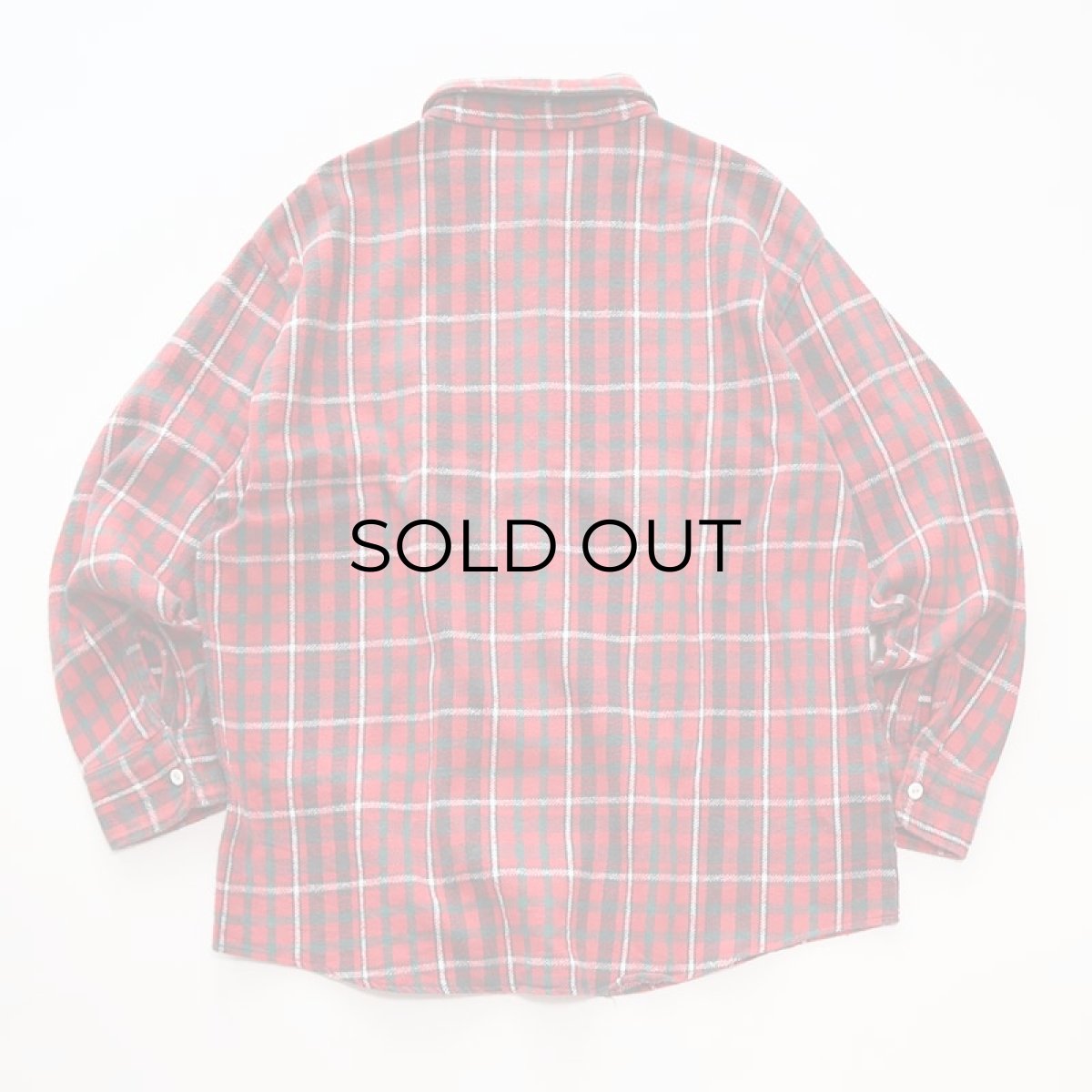 画像2: 70's ELY COTTON CHECK HEAVY FLANNEL SHIRT (2)